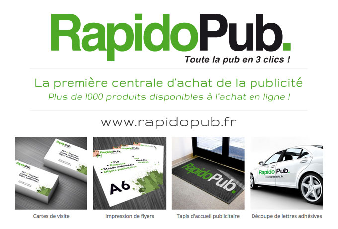 Sur RapidoPub, nous vous proposons plus de 1000 produits publicitaire en ligne régulièrement mis à jour ! Sur RapidoPub, nous vous proposons plus de 1000 produits publicitaire en ligne régulièrement mis à jour !